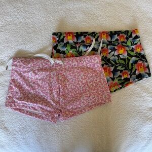 🌸🦩 Tropical Duo! 2(X)IST Swim Trunk Set - Small 🦩🌸